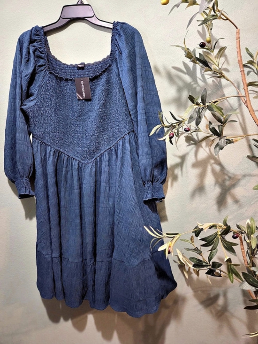 SheStar Mini Dress in Blue Size XXL Like New
